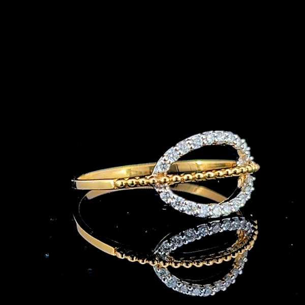 Elegant Diamond Halo Ring - Image 4